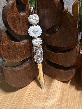 ✨ Handmade Beaded Pen   Silicone Pen | Stylish Everyday Writing + Refill✨